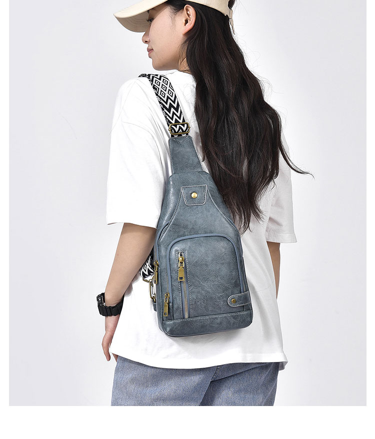 Whatna 革 ショルダーバッグ メンズ  斜めがけ ワンショルダーバッグボディバッグ 胸バッグ  ipad mini収納可 イヤホン穴付 puレザー左右付け替え可能 ビジネス 通学 通勤バッグ 自転車 鞄-12