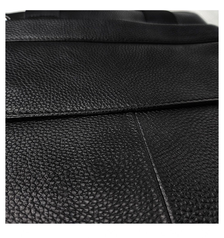 Whatna 牛革 ショルダーバッグ メンズ 2way 斜め掛け 手提げバッグ ビジネス バッグ セカンドバッグ 手持げバッグ 本革A4 Ipad 13.3Air収納可 縦型 カジュアル フォーマル ビジネス 通学 通勤 肩掛け バッグ 自転車かばん プレゼント男性-6