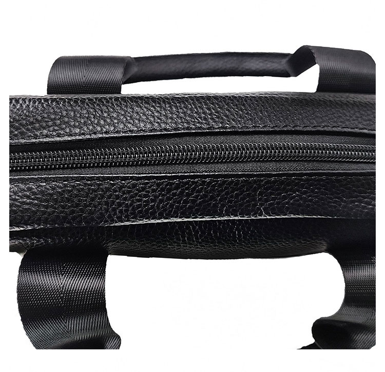 Whatna 牛革 ショルダーバッグ メンズ 2way 斜め掛け 手提げバッグ ビジネス バッグ セカンドバッグ 手持げバッグ 本革A4 Ipad 13.3Air収納可 縦型 カジュアル フォーマル ビジネス 通学 通勤 肩掛け バッグ 自転車かばん プレゼント男性-7