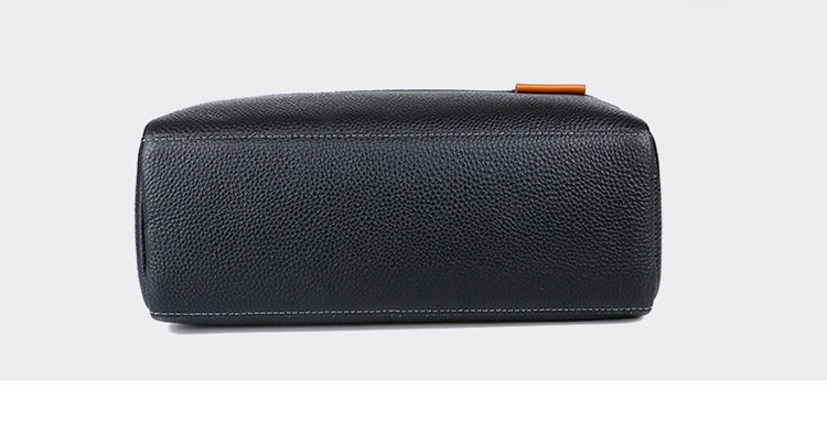 Whatna 天然 牛 革 ワンショルダーバッグ メンズ 斜め掛け ボディバッグ 胸バッグ 本 革 小さめビジネスバッグ ipad Mini収納可 肩掛け 通勤 通学 防水 バッグ 自転車 かばん男性用-4