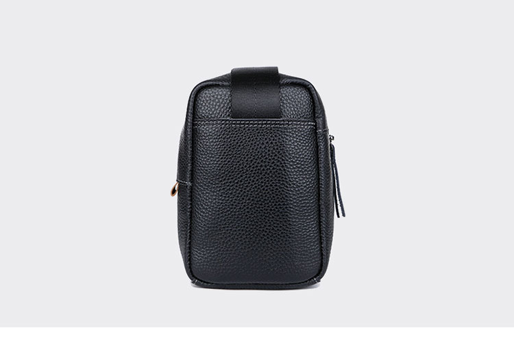 Whatna 天然 牛 革 ワンショルダーバッグ メンズ 斜め掛け ボディバッグ 胸バッグ 本 革 小さめビジネスバッグ ipad Mini収納可 肩掛け 通勤 通学 防水 バッグ 自転車 かばん男性用-2