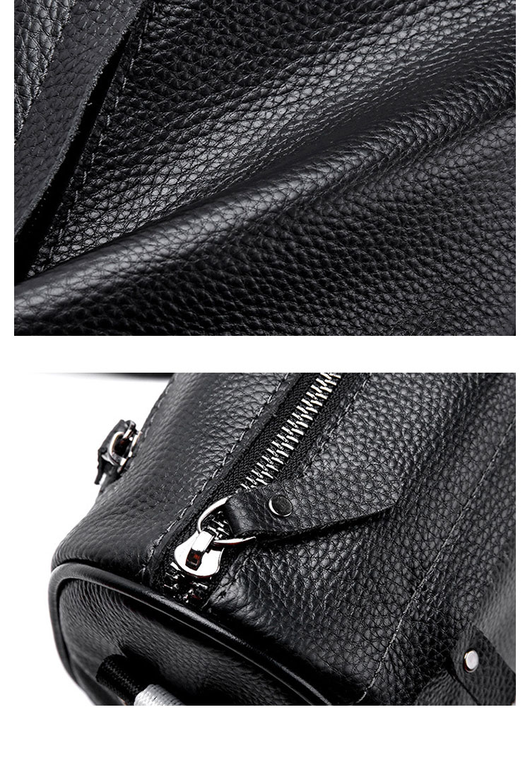 Whatna 天然 牛 革 ワンショルダーバッグ メンズ 斜め掛け ボディバッグ 胸バッグ 本 革 小さめビジネスバッグ ipad Mini収納可 肩掛け 通勤 通学 防水 バッグ 自転車 かばん男性用-8