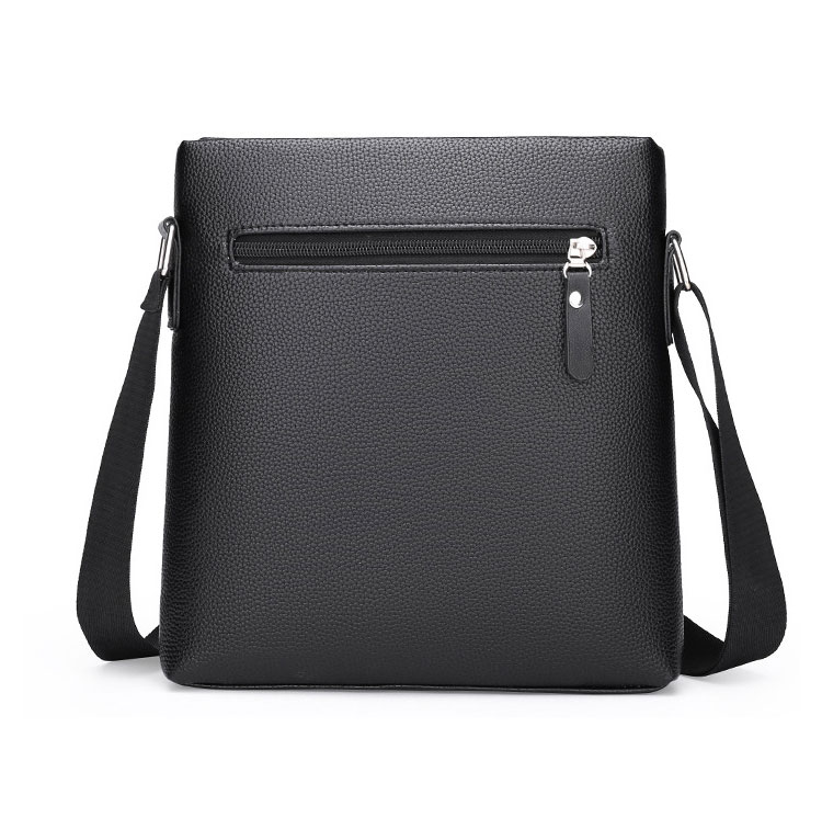 Whatna 革 ワンショルダーバッグ メンズ 斜め掛け ボディバッグ 胸バッグ PUレザー 小さめビジネスバッグ ipad 9.7収納可 肩掛け 通勤 通学 防水 バッグ 自転車 かばん男性用-3