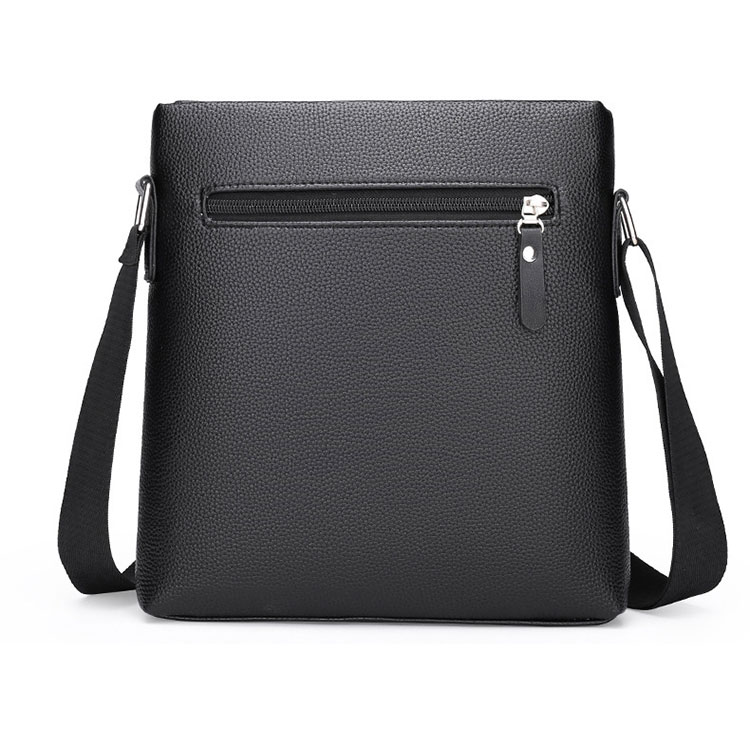 Whatna 革 ワンショルダーバッグ メンズ 斜め掛け ボディバッグ 胸バッグ PUレザー 小さめビジネスバッグ ipad 9.7収納可 肩掛け 通勤 通学 防水 バッグ 自転車 かばん男性用-3