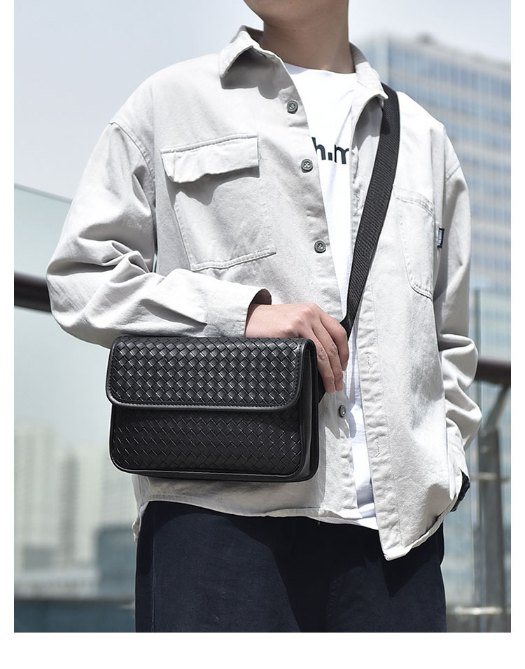 Whatna ワンショルダーバッグ メンズ  ショルダーバッグ ボディー バッグ 斜め掛けバッグ 肩掛け胸バッグ メッセンジャーバッグ 小さい 革 レザー ショルダー肩掛けバッグ 男女兼用-10