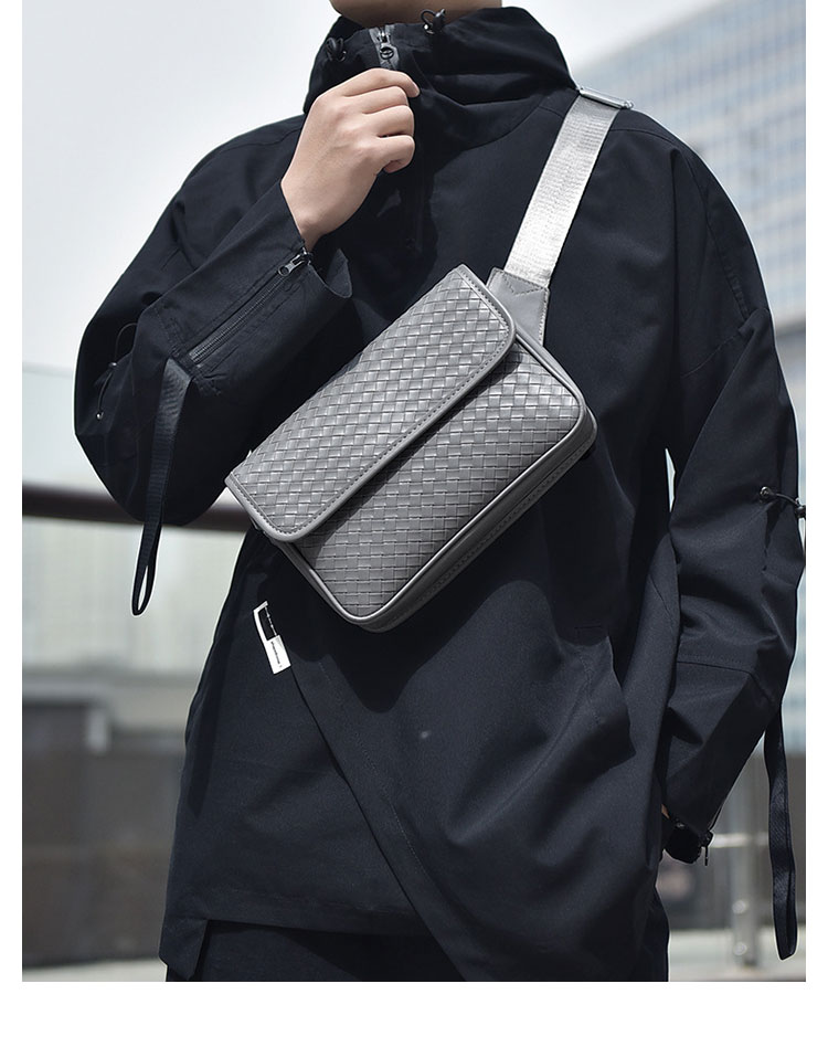 Whatna ワンショルダーバッグ メンズ  ショルダーバッグ ボディー バッグ 斜め掛けバッグ 肩掛け胸バッグ メッセンジャーバッグ 小さい 革 レザー ショルダー肩掛けバッグ 男女兼用-16