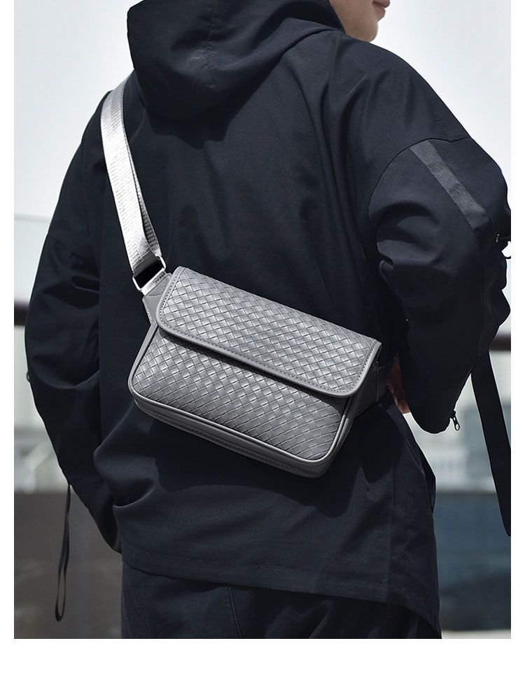 Whatna ワンショルダーバッグ メンズ  ショルダーバッグ ボディー バッグ 斜め掛けバッグ 肩掛け胸バッグ メッセンジャーバッグ 小さい 革 レザー ショルダー肩掛けバッグ 男女兼用-15