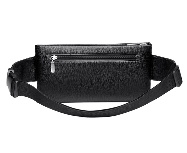 Whatna  ミニワンショルダーーバッグ メンズ ウエストポーチ ミニウエストバッグ イヤホン穴付 キーリング付 puレザー 男女兼用  斜めがけ ボディバッグ 胸バッグワンショルダー 軽量 ブラウン 黒Y88-3