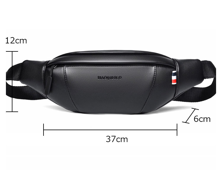 Whatna ミニワンショルダーバッグ メンズ ウエストポーチ ミニウエストバッグ イヤホン穴付 puレザー 男女兼用 斜めがけ ボディバッグ 胸バッグワンショルダー 軽量 ブラウン 黒01-1