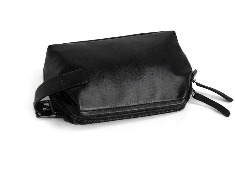 Whatna セカンドバッグ メンズ クラッチ バッグ pu レザー 手持ちバッグ 手提げバッグ  化粧バッグ ボックス型ハンドバッグフォーマル 結婚式 葬式 冠婚葬祭 パーティー バッグ-4