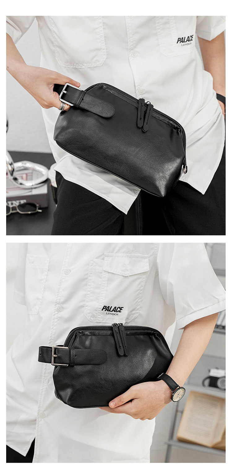 Whatna セカンドバッグ メンズ クラッチ バッグ pu レザー 手持ちバッグ 手提げバッグ  化粧バッグ ボックス型ハンドバッグフォーマル 結婚式 葬式 冠婚葬祭 パーティー バッグ-8