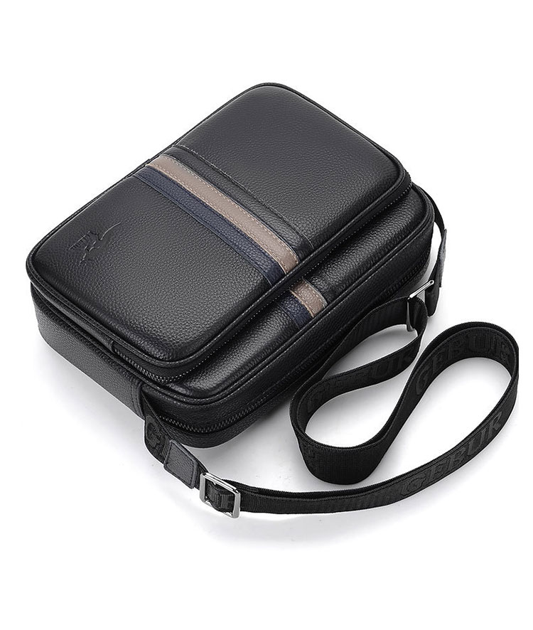 Whatna 2way 天然 牛革 ショルダーバッグ メンズ 斜め掛けボディバッグ胸バッグA4 ipad 9.7 収納可 縦型 メンズ ビジネスバッグ かばん 小さめメッセンジャーバッグ カジュアル フォーマル  通学 通勤 結婚式 肩掛けバッグ 自転車かばん-5