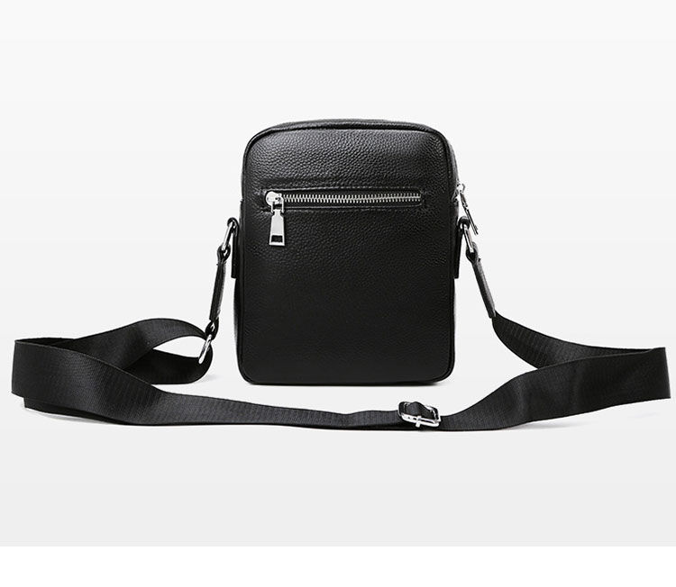 Whatna 2way 天 然 牛革 ショルダーバッグ メンズ 斜め掛けボディバッグ胸バッグipadMini 収納可 縦型 メンズ ビジネスバッグ かばん 小さめメッセンジャーバッグ カジュアル フォーマル 通学 通勤 結婚式 肩掛けバッグ 自転車かばん-4