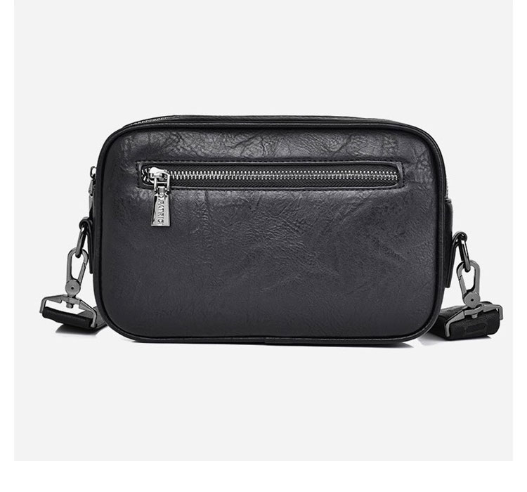 Whatna 革 ワンショルダーバッグ メンズ 3wayセカンドバッグ ミニ斜め掛け ボディバッグ 胸バッグ 小さめメッセンジャーバッグ 手持げバッグ Ipad Mini収納可 カジュアル フォーマル ビジネス 通学 通勤 肩掛けバッグ 自転車かばん-3