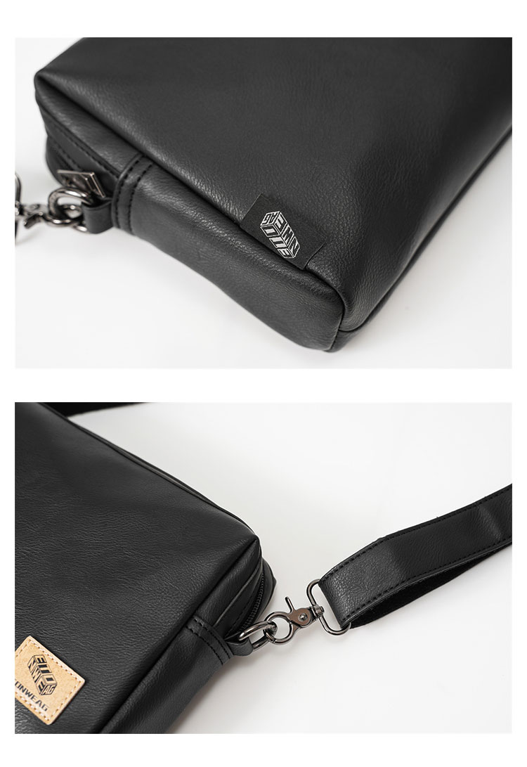 Whatna ワンショルダーバッグ メンズ 斜め掛け ボディバッグ 胸バッグ 革 小さめビジネスバッグ ipad Mini カード6枚収納可 肩掛け 通勤 通学 防水 バッグ 自転車 かばん男性用  YH3737-7