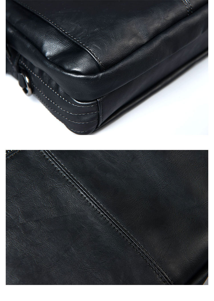 Whatna ワンショルダーバッグ メンズ 斜め掛け ボディバッグ 胸バッグ 革 小さめビジネスバッグ ipad 10.5枚収納可 2室仕切  肩掛け 通勤 通学 防水 バッグ 自転車 かばん男性用  Y6741-7