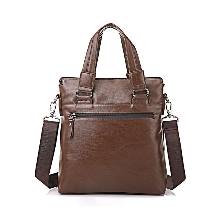 Whatnaショルダーバッグ メンズ 2way 斜め掛け 手提げバッグ ビジネス バッグ セカンドバッグ 手持げバッグ 革 A4 縦型 カジュアル フォーマル ビジネス 通学 通勤 肩掛け バッグ 自転車かばん プレゼント男性 115-2-3