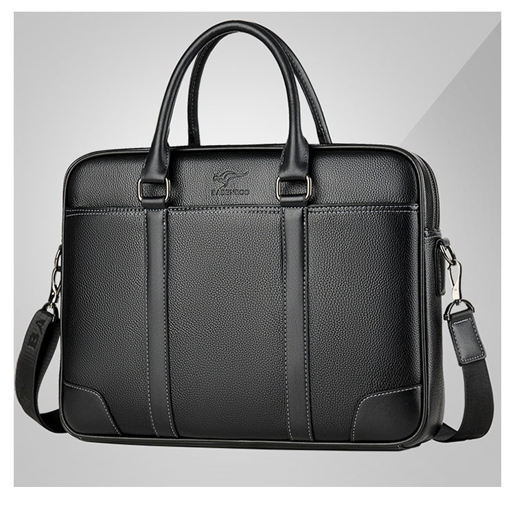 Whatna ショルダーバッグ メンズ 2way 斜め掛け 手提げバッグ ビジネス バッグ セカンドバッグ 手持げバッグ 革 A4 １4センチpc収納可 横型 カジュアル フォーマル ビジネス 通学 通勤 肩掛け バッグ 自転車かばん プレゼント男性 107-1