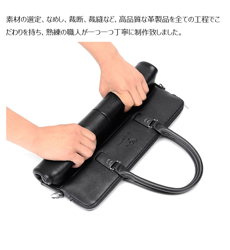 Whatna ショルダーバッグ メンズ 2way 斜め掛け 手提げバッグ