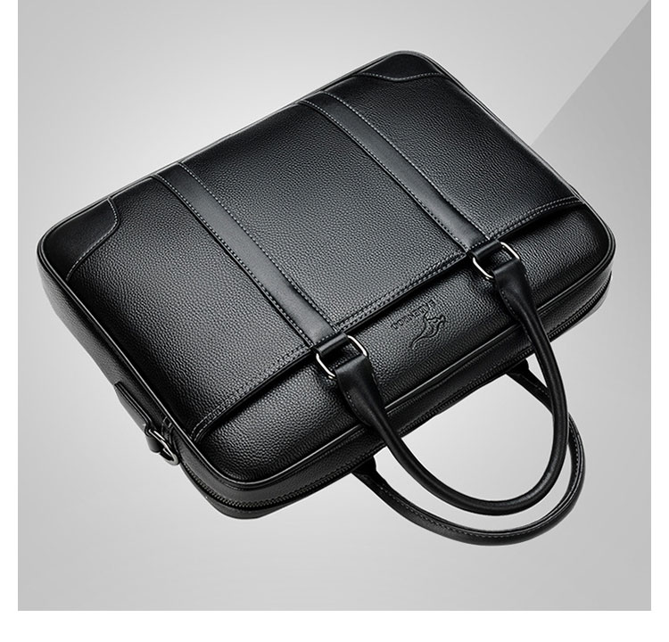 Whatna ショルダーバッグ メンズ 2way 斜め掛け 手提げバッグ ビジネス バッグ セカンドバッグ 手持げバッグ 革 A4 １4センチpc収納可 横型 カジュアル フォーマル ビジネス 通学 通勤 肩掛け バッグ 自転車かばん プレゼント男性 107-3