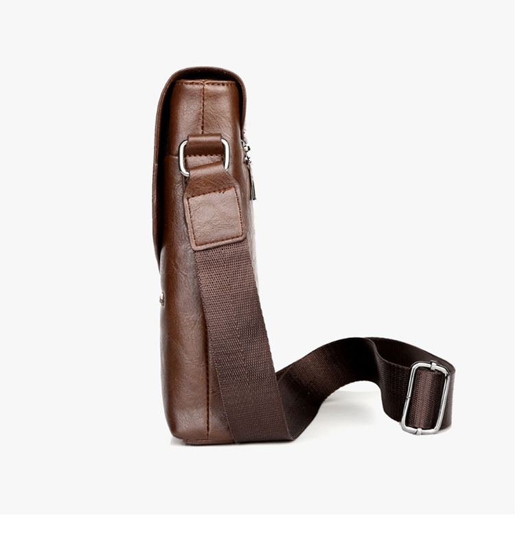 Whatna ワンショルダーバッグ メンズ 斜め掛け ボディバッグ 胸バッグ 革 小さめビジネスバッグ ipad 9.7収納可 肩掛け 通勤 通学 防水 バッグ 自転車 かばん男性用 D8824-2