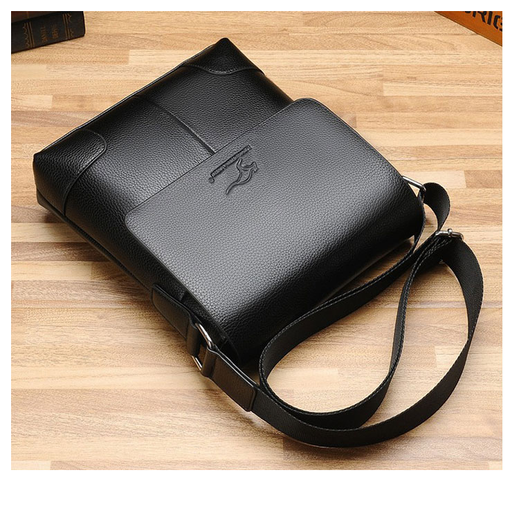 Whatna ワンショルダーバッグ メンズ 斜め掛け ボディバッグ 胸バッグ 革 小さめビジネスバッグ ipad 10.5収納可 肩掛け 通勤 通学 防水 バッグ 自転車 かばん男性用968-4