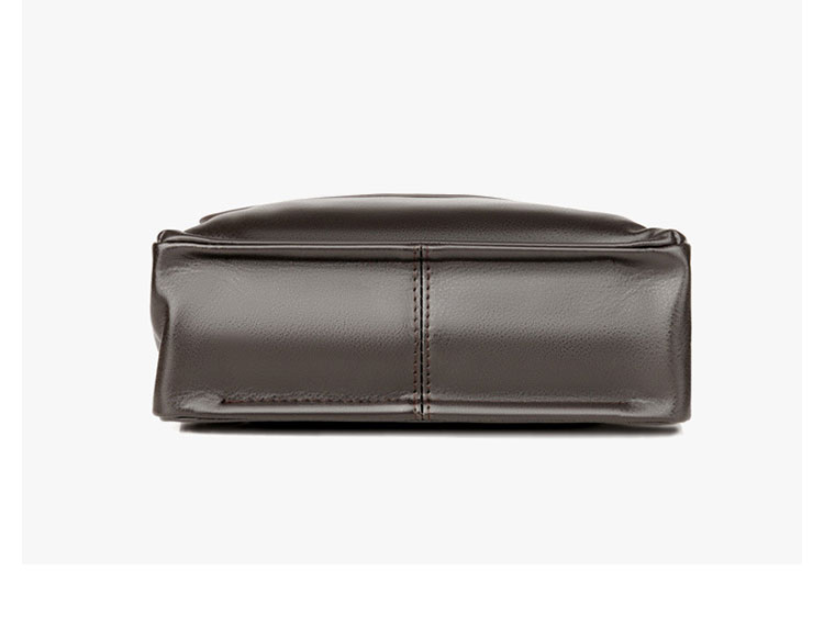 Whatna ワンショルダーバッグ メンズ 斜め掛け ボディバッグ 胸バッグ 革 小さめビジネスバッグ 2室仕切 ipad 9.7収納可 肩掛け 通勤 通学 防水 バッグ 自転車 かばん男性用3012-5