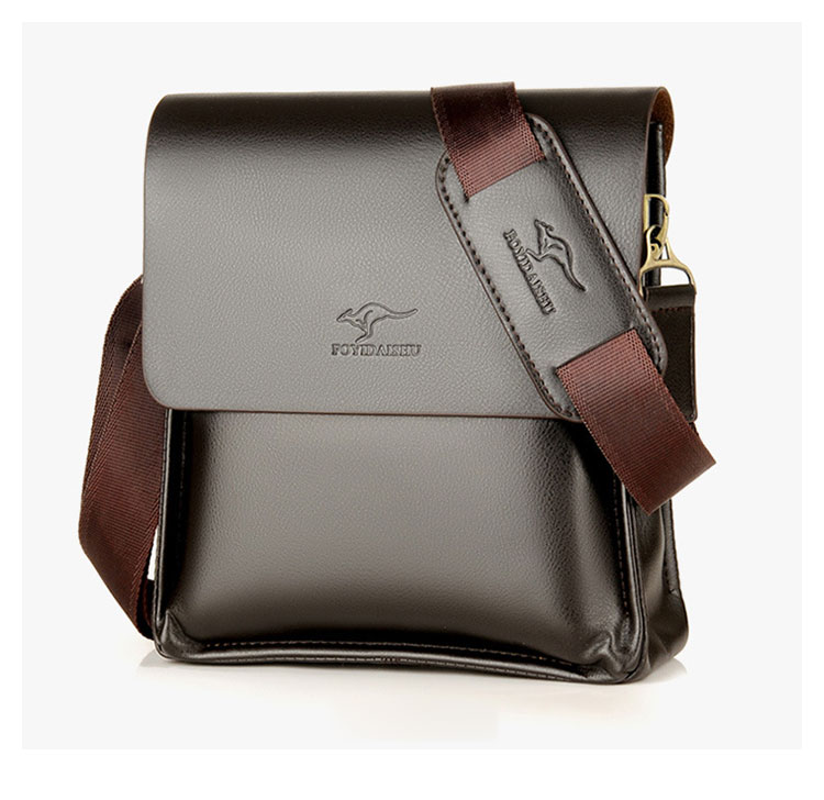 Whatna ワンショルダーバッグ メンズ 斜め掛け ボディバッグ 胸バッグ 革 小さめビジネスバッグ 2室仕切 ipad 9.7収納可 肩掛け 通勤 通学 防水 バッグ 自転車 かばん男性用3012-1