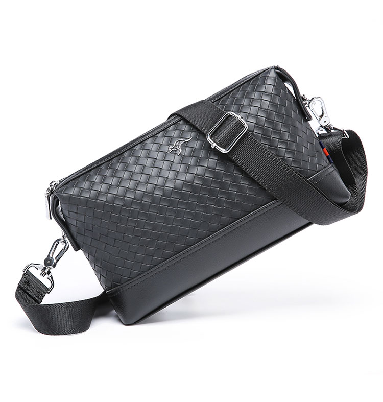 Whatna ワンショルダーバッグ メンズ  3WAY ボディバッグ 斜め掛けバッグ 胸バッグ クラッチ バッグ  手提げ バッグ 手持ちバッグメッセンジャーバッグ レザー pu フォーマル 結婚式 葬式 冠婚葬祭 バッグパーティー バッグ-2