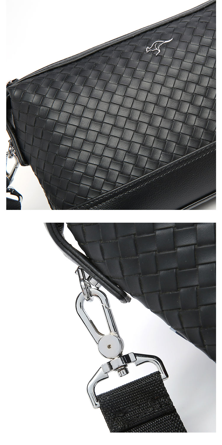 Whatna ワンショルダーバッグ メンズ  3WAY ボディバッグ 斜め掛けバッグ 胸バッグ クラッチ バッグ  手提げ バッグ 手持ちバッグメッセンジャーバッグ レザー pu フォーマル 結婚式 葬式 冠婚葬祭 バッグパーティー バッグ-9