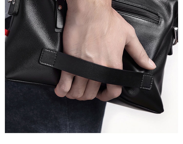 Whatna ワンショルダーバッグ メンズ 3WAY ボディバッグ 斜め掛けバッグ 胸バッグ クラッチ バッグ 手提げ バッグ 手持ちバッグメッセンジャーバッグ レザー pu フォーマル 結婚式 葬式 冠婚葬祭 バッグパーティー バッグ-10