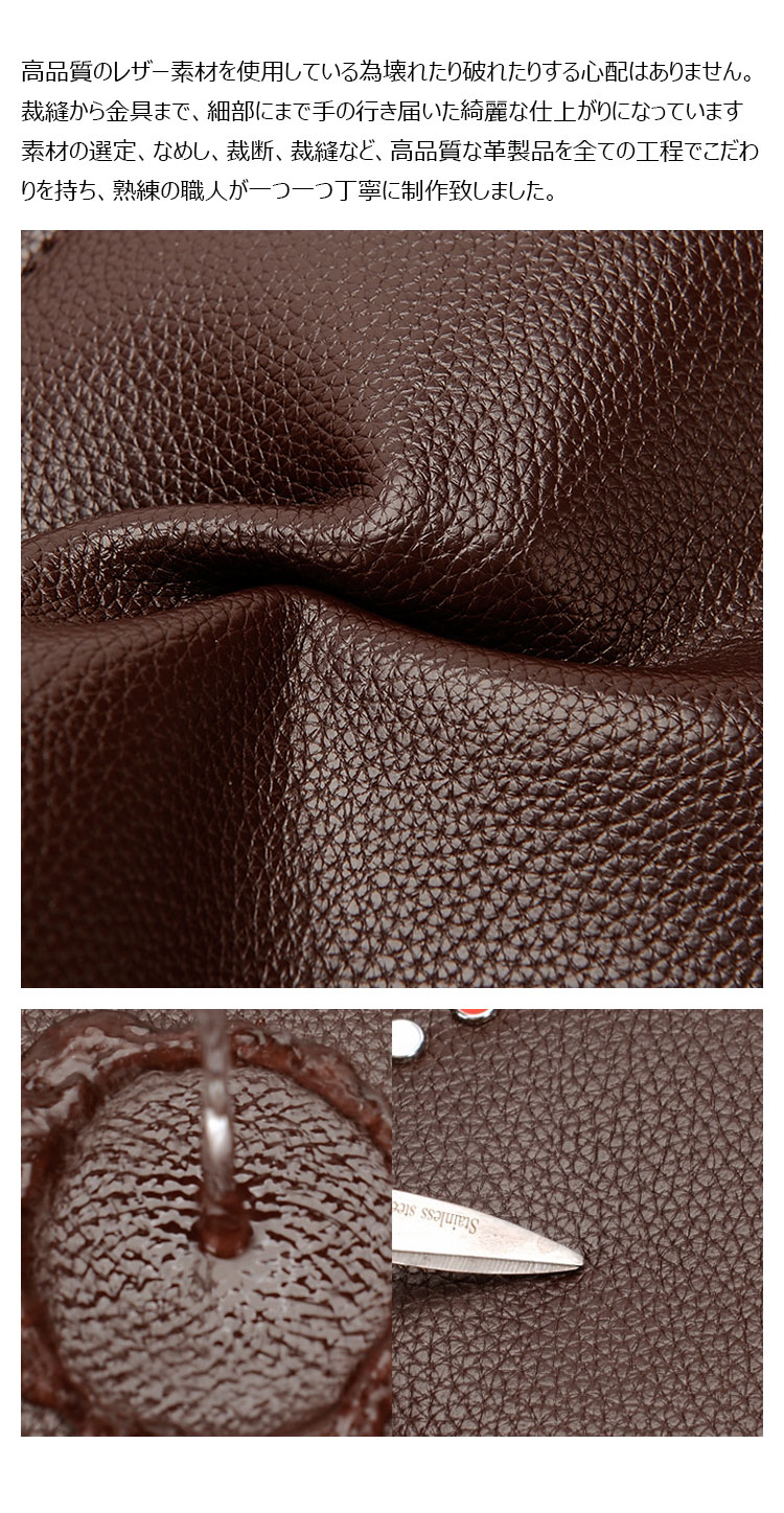 Whatna ワンショルダーバッグ メンズかばん 斜めがけボディ胸バッグ 肩掛けバッグメッセンジャーバッグ ビジネスシンプル カジュアル ワンショルダーボディバッグ 3室仕様 厚手 レザー 縦型 横型 B5 A4 ipad9.7収納可-7