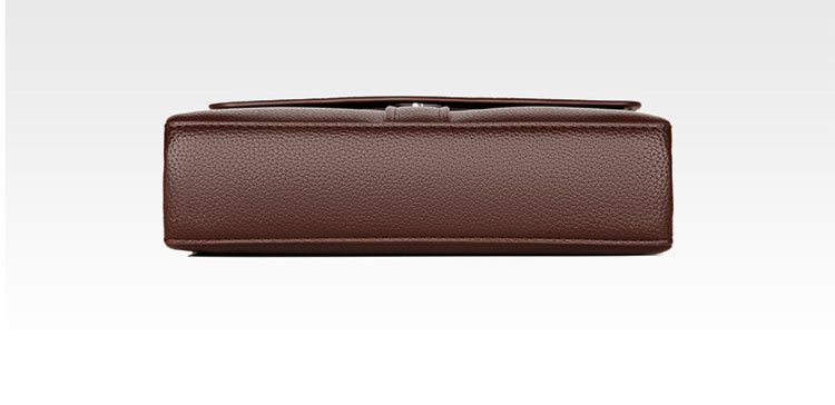 Whatna ワンショルダーバッグ メンズかばん 斜めがけボディ胸バッグ 肩掛けバッグメッセンジャーバッグ ビジネスシンプル カジュアル ワンショルダーボディバッグ 3室仕様 厚手 レザー 縦型 横型 B5 A4 ipad9.7収納可-5