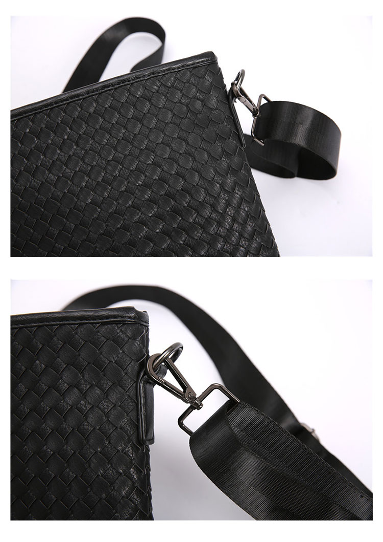 Whatna ワンショルダーバッグ メンズかばん 斜めがけボディ胸バッグ 肩掛けバッグメッセンジャーバッグ ビジネスシンプル カジュアル ワンショルダーボディバッグ 厚手 レザー 縦型 ipad9.7収納可-6