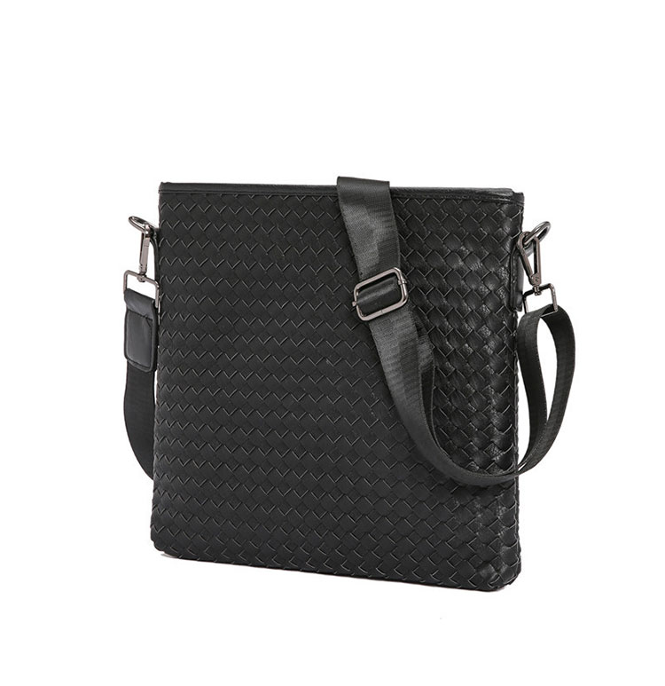 Whatna ワンショルダーバッグ メンズかばん 斜めがけボディ胸バッグ 肩掛けバッグメッセンジャーバッグ ビジネスシンプル カジュアル ワンショルダーボディバッグ 厚手 レザー 縦型 ipad9.7収納可-1