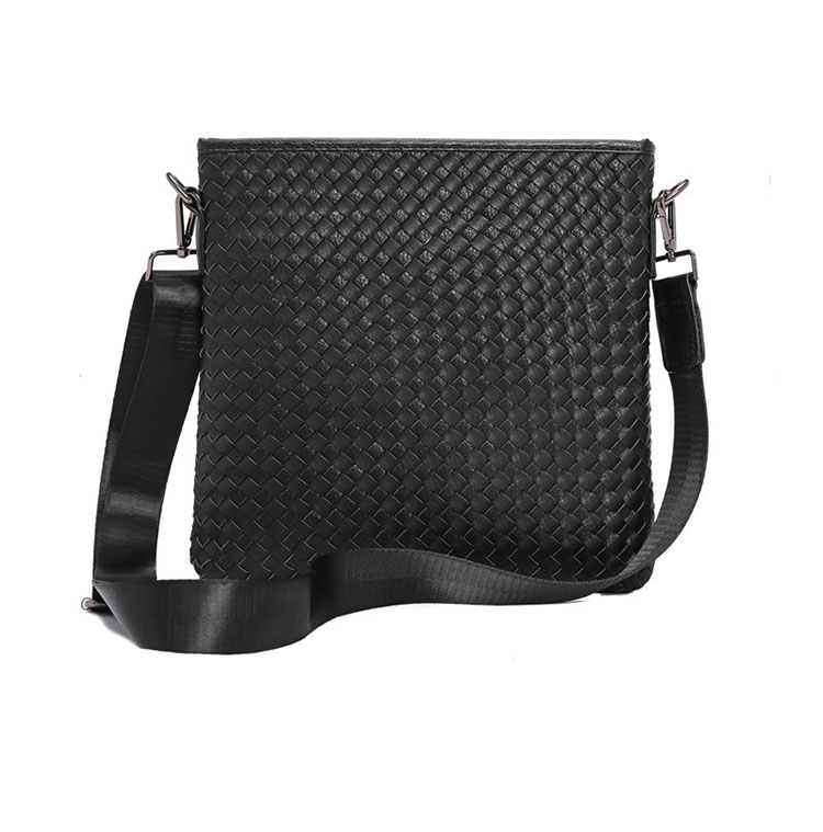 Whatna ワンショルダーバッグ メンズかばん 斜めがけボディ胸バッグ 肩掛けバッグメッセンジャーバッグ ビジネスシンプル カジュアル ワンショルダーボディバッグ 厚手 レザー 縦型 ipad9.7収納可-2