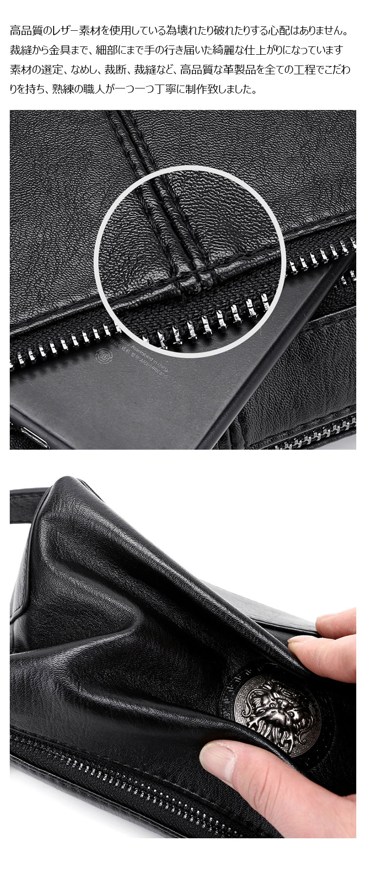 Whatna ミニセカンドバッグ メンズ クラッチ バッグ pu レザー ボックス型ハンドバッグ手持ちバッグ 手提げバッグ 化粧バッグフォーマル 結婚式 葬式 冠婚葬祭 パーティー バッグ-8