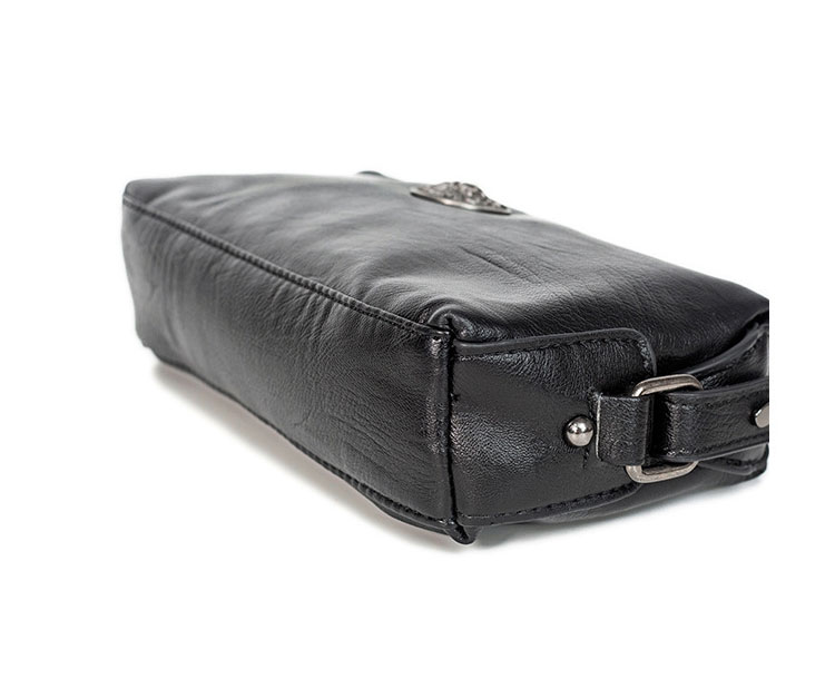 Whatna ミニセカンドバッグ メンズ クラッチ バッグ pu レザー ボックス型ハンドバッグ手持ちバッグ 手提げバッグ 化粧バッグフォーマル 結婚式 葬式 冠婚葬祭 パーティー バッグ-3