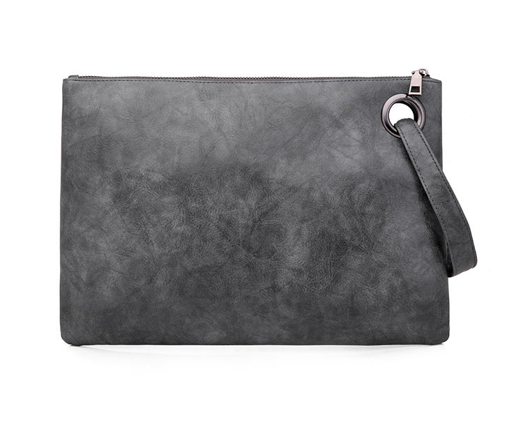 Whatna セカンドバッグ メンズ クラッチ バッグ 大きな 軽くて 薄い pu レザー B5 A4 手持ちバッグ 手提げバッグ フォーマル 結婚式 葬式 冠婚葬祭 パーティー バッグ-3