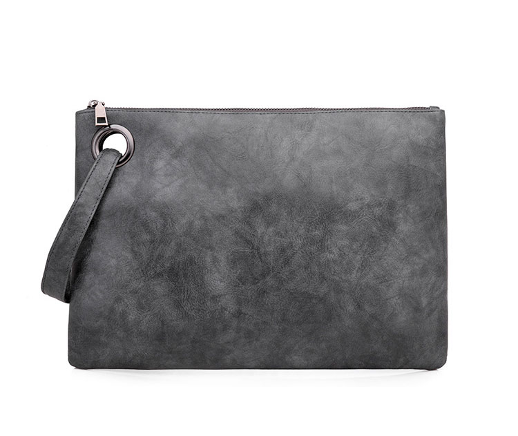 Whatna セカンドバッグ メンズ クラッチ バッグ 大きな 軽くて 薄い pu レザー B5 A4 手持ちバッグ 手提げバッグ フォーマル 結婚式 葬式 冠婚葬祭 パーティー バッグ-1