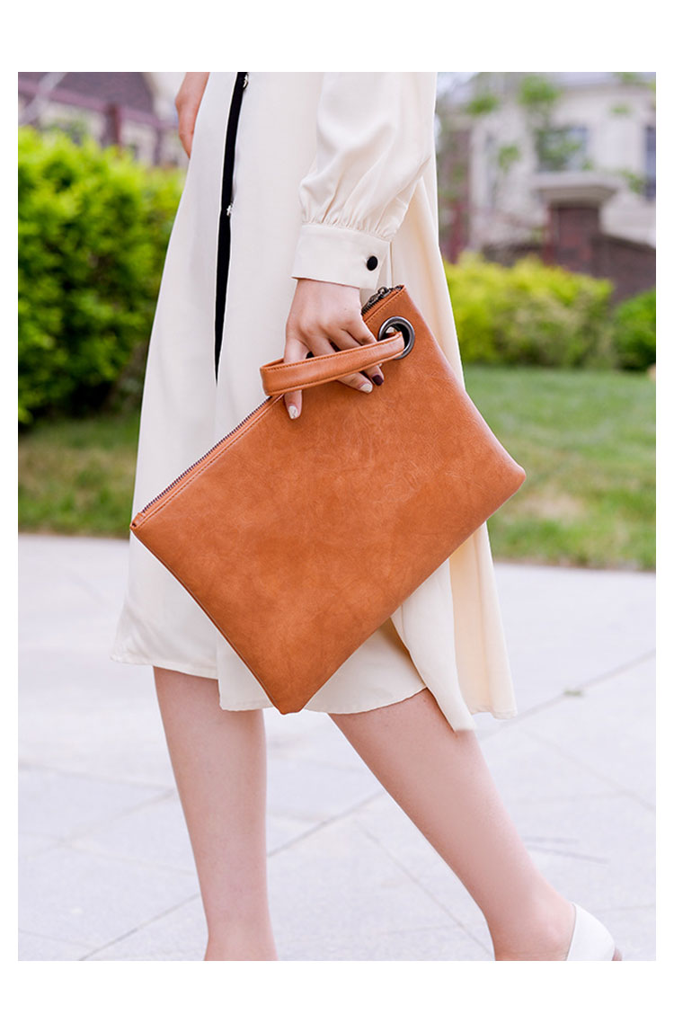 Whatna セカンドバッグ メンズ クラッチ バッグ 大きな 軽くて 薄い pu レザー B5 A4 手持ちバッグ 手提げバッグ フォーマル 結婚式 葬式 冠婚葬祭 パーティー バッグ-10