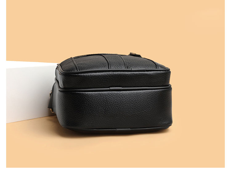 Whatna 牛 革 ワンショルダーバッグ メンズ 3way斜め掛け胸バッグ 手提げバッグ セカンドバッグ 手持げバッグ 厚 手 レザー Ipad 9.7収納可カジュアル フォーマル ビジネス 通学 通勤 結婚式 肩掛けバッグ 自転車かばん プレゼント男性-5