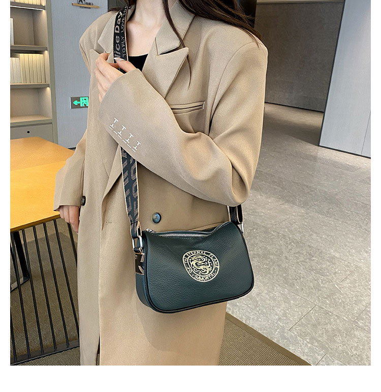 Whatna 牛 革 ミニ ショルダーバッグ レディース 斜めがけボディ胸バッグ 小さめ 本 革 厚手 レザー 軽量 ショルダー 肩掛け ミニバッグ 女性 通勤 旅行 バッグ  スマホポーチ-7