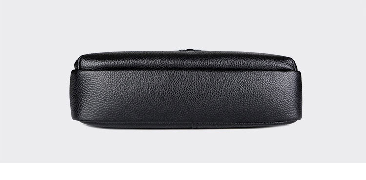 Whatna  ワンショルダーバッグ メンズかばん 牛革 斜めがけボディ胸バッグ 肩掛けバッグメッセンジャーバッグ ビジネスシンプル カジュアル ワンショルダーボディバッグ 2室仕様  厚手 レザー 本 革 縦型 横型  B5 A4 ipad10.5収納可-5