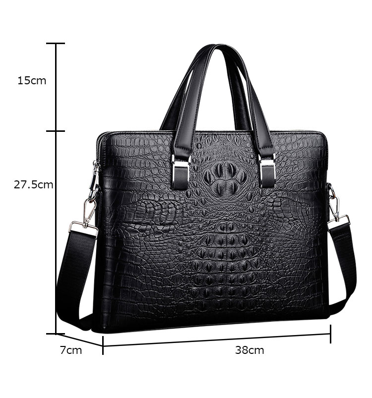 Whatna ビジネスバッグ メンズ ショルダーバッグ 手提げバッグ ブリーフケース リクルートバッグ 2室仕切 厚 手puレザー大 15センチPC A4 収納可 仕事 出張 旅行 通学 通勤 就活 バッグ肩掛けバッグ プレゼント男性-1