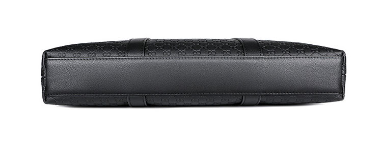 Whatna ビジネスバッグ メンズ ショルダーバッグ 手提げバッグ ブリーフケース リクルートバッグ 2室仕切 厚 手puレザー大 １５センチPC A4 収納可 仕事 出張 旅行 通学 通勤 就活 バッグ肩掛けバッグ プレゼント男性-3