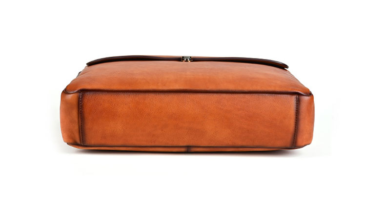 Whatna アンティーク風合い鞣し天 然 牛革 ビジネスバッグメンズ 2way ショルダー 手提げバッグブリーフケース15.6インチPC対応 旅行 出張 通勤 通学 就活 面接 バッグ かばん 男性用13783-4