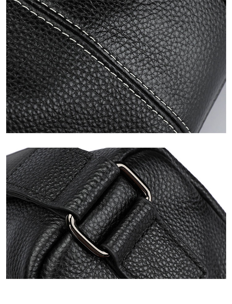 Whatna 天然 牛 革 ワンショルダーバッグ メンズ 斜め掛け ボディーバッグ 胸バッグ 本 革 小さめビジネスバッグ ipad Mini収納可 肩掛け 通勤 通学 斜めがけバッグ メッセンジャーバッグ 防水 バッグ 自転車 かばん男性用-9