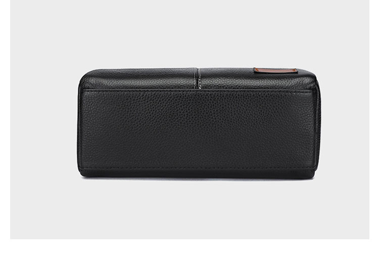 Whatna 天然 牛 革 ワンショルダーバッグ メンズ 斜め掛け ボディーバッグ 胸バッグ 本 革 小さめビジネスバッグ ipad Mini収納可 肩掛け 通勤 通学 斜めがけバッグ メッセンジャーバッグ 防水 バッグ 自転車 かばん男性用-4