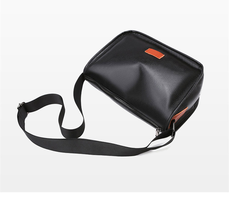 Whatna 天然 牛 革 ワンショルダーバッグ メンズ 斜め掛け ボディーバッグ 胸バッグ 本 革 小さめビジネスバッグ  横型 ipad 10.5収納可 肩掛け 通勤 通学 斜めがけバッグ メッセンジャーバッグ 防水 バッグ 自転車 かばん男性用-6